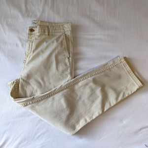J. Crew Vintage Straight Cropped Khaki Pants Size 29